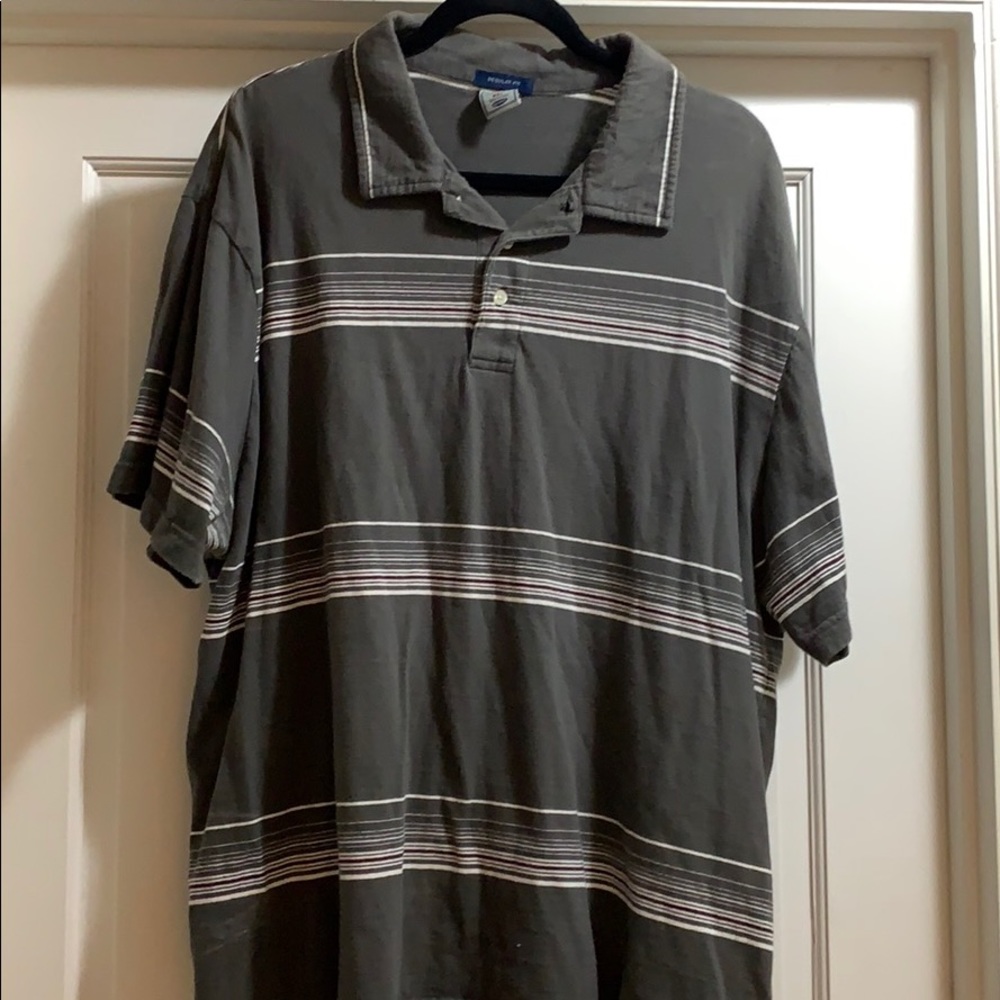 Men’s striped polo